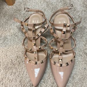Nude Point Toe Heels
